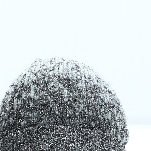 George Womens Grey Polyester Beanie One Size