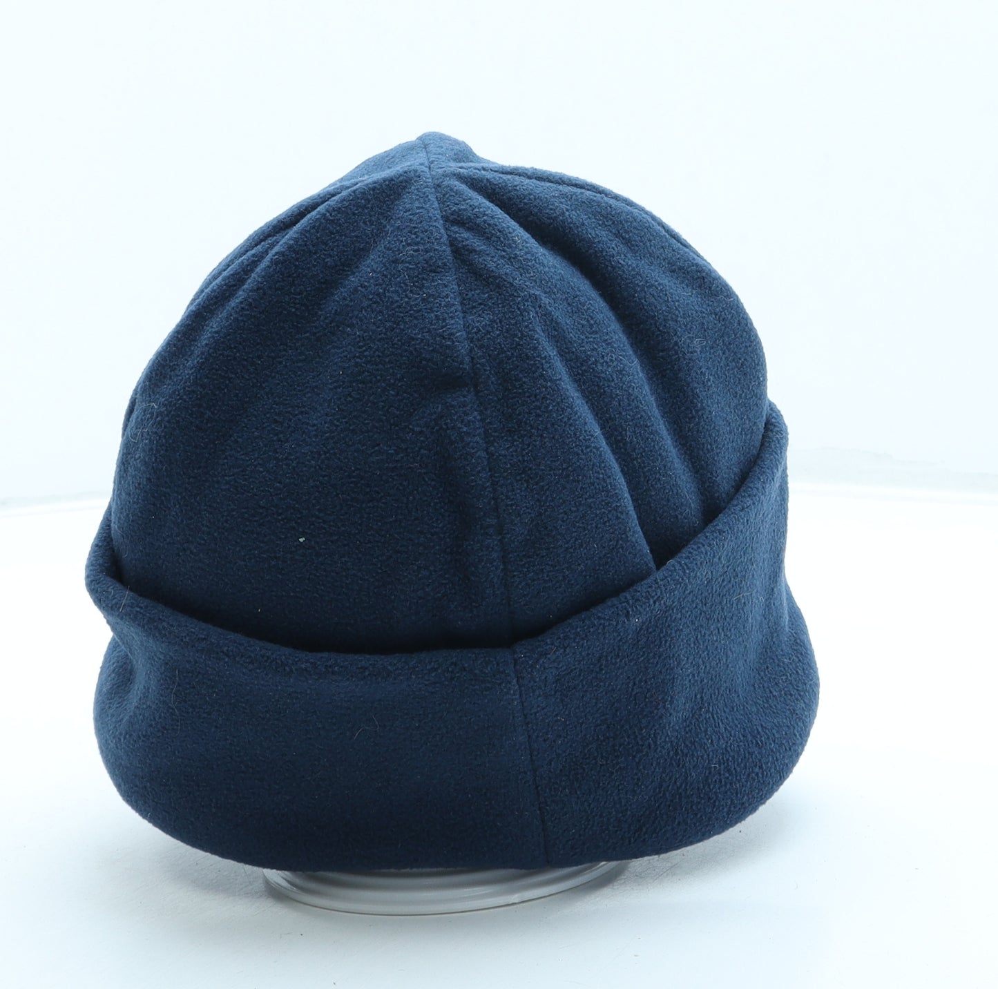 HeatGuard Mens Blue Polyester Beanie One Size