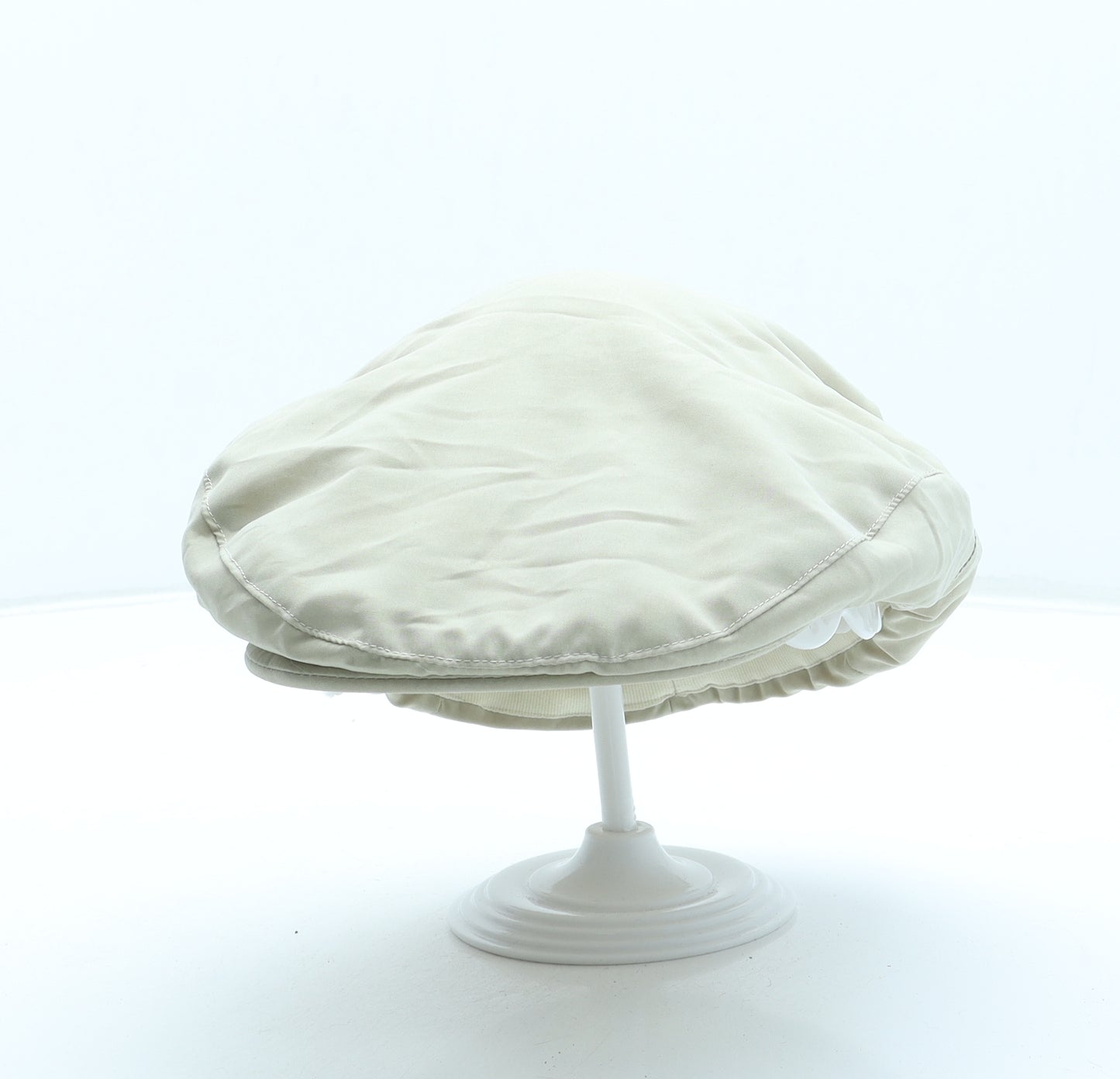 Marks and Spencer Mens Beige Polyester Flat Cap Size XL