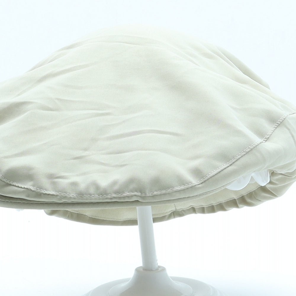 Marks and Spencer Mens Beige Polyester Flat Cap Size XL