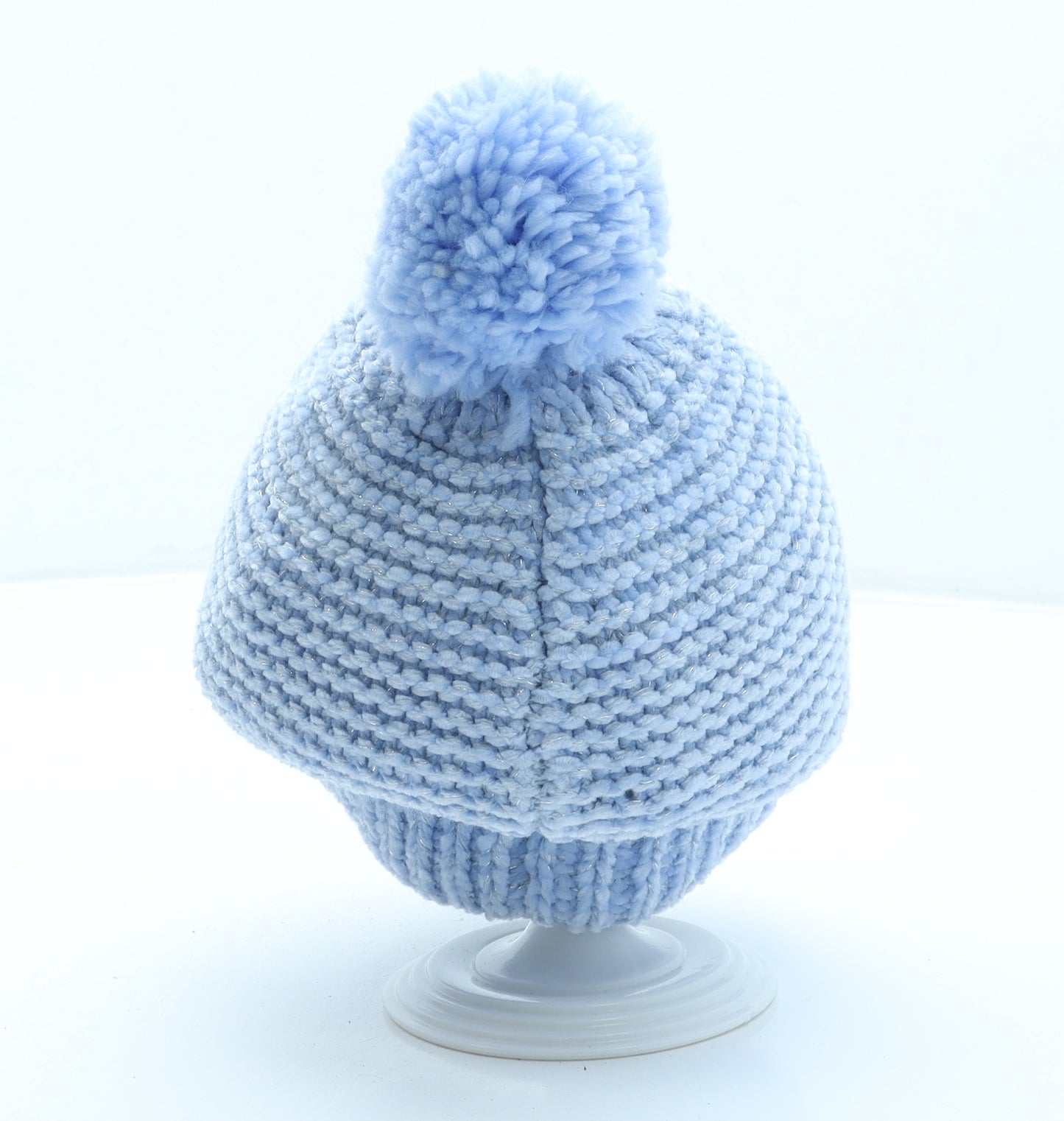 Marks and Spencer Girls Blue Polyester Bobble Hat One Size - Frozen