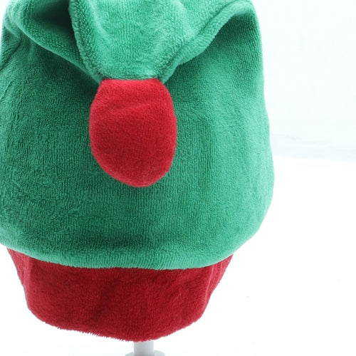 Primark Boys Green Cotton Bobble Hat One Size - Elf