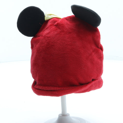 Primark Girls Red Cotton Beanie One Size - Minnie Mouse