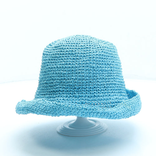 Bonmarche Womens Blue Straw Sun Hat One Size