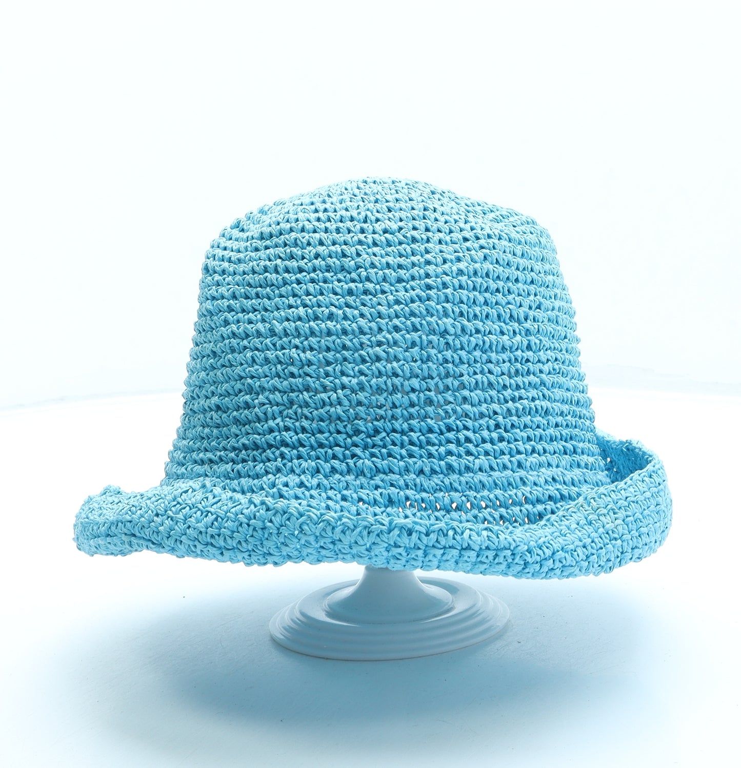 Bonmarche Womens Blue Straw Sun Hat One Size