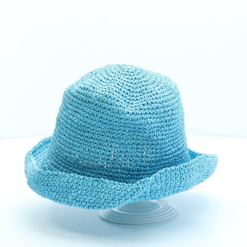 Bonmarche Womens Blue Straw Sun Hat One Size