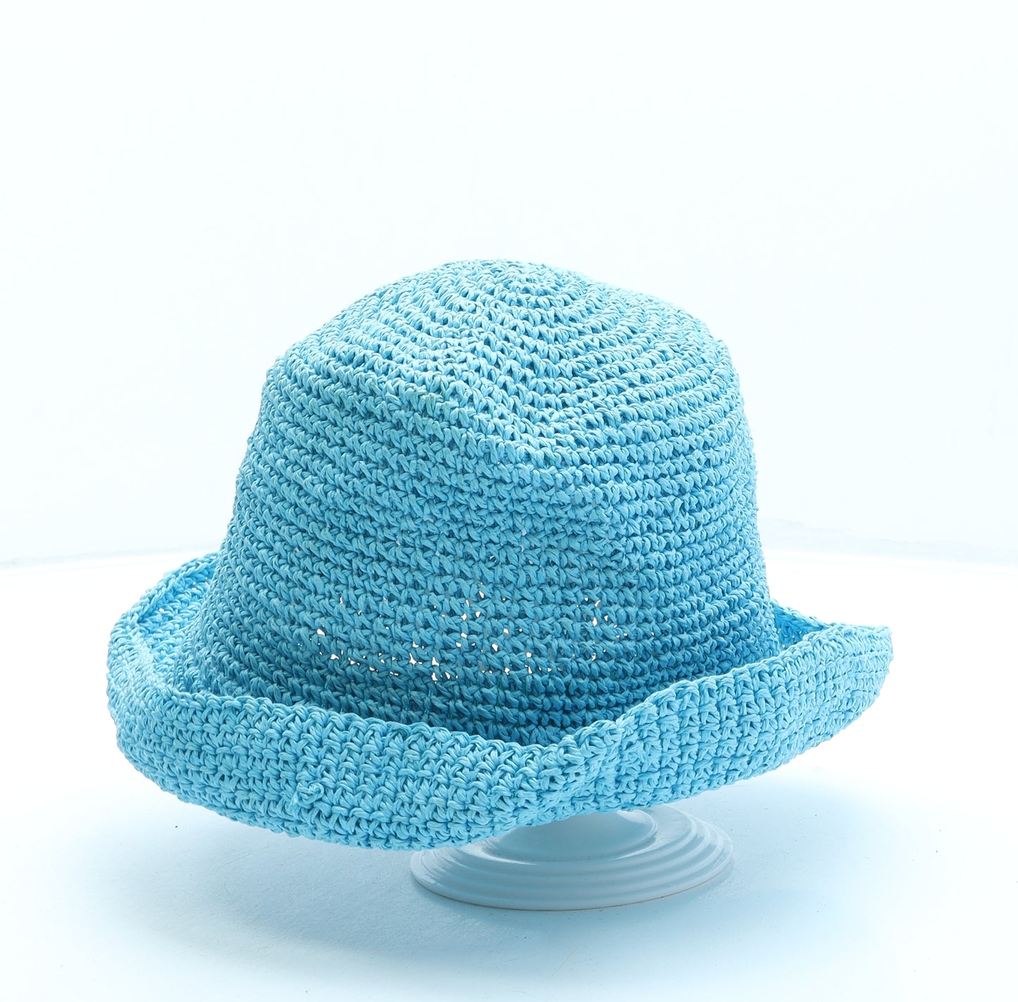 Bonmarche Womens Blue Straw Sun Hat One Size