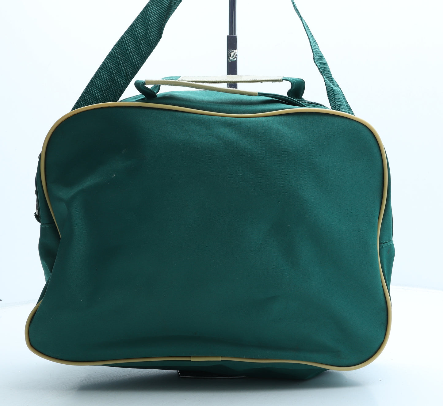 Preworn Womens Green Polyester Satchel Size Medium
