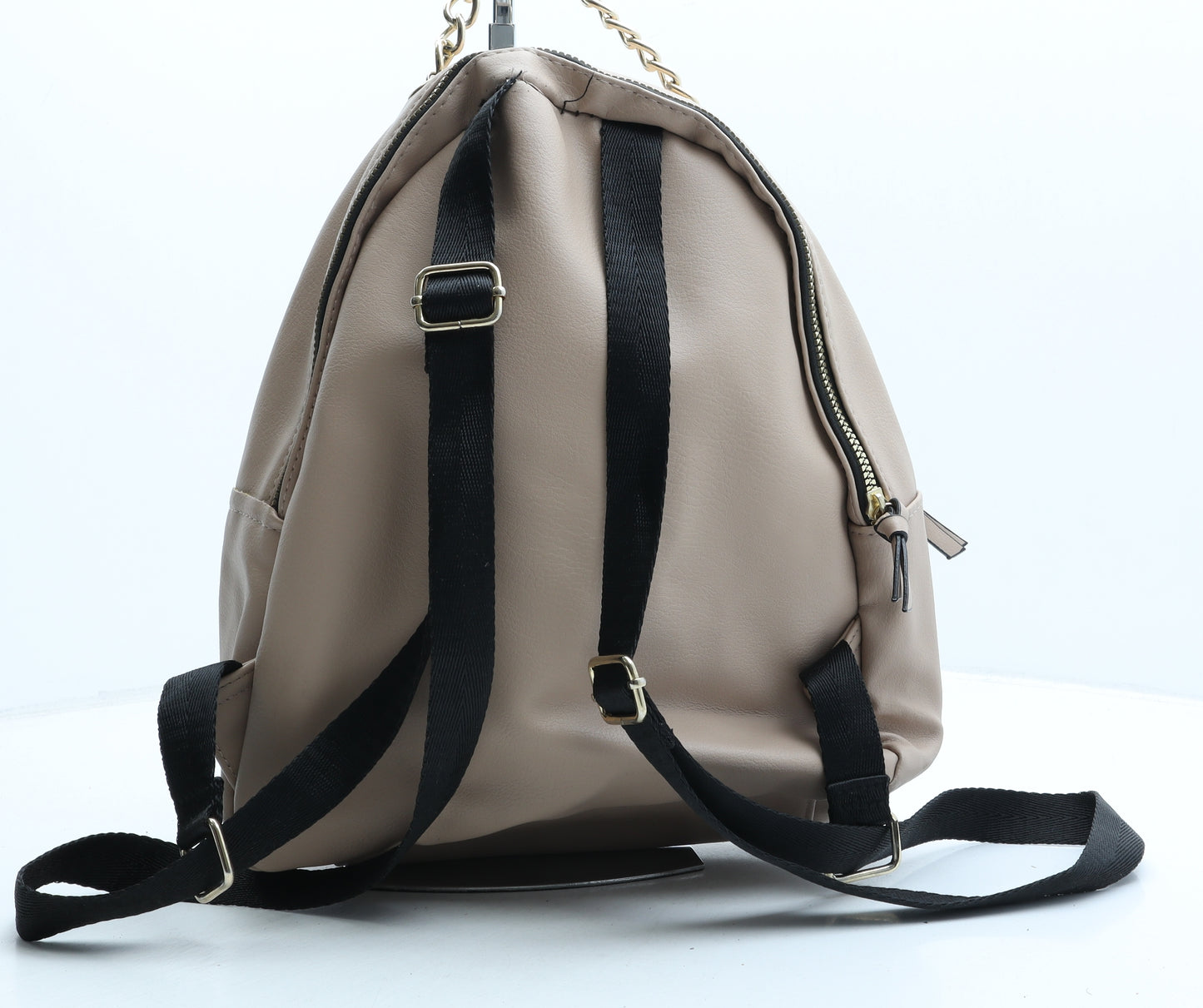 Primark Womens Beige PVC Backpack Size Medium