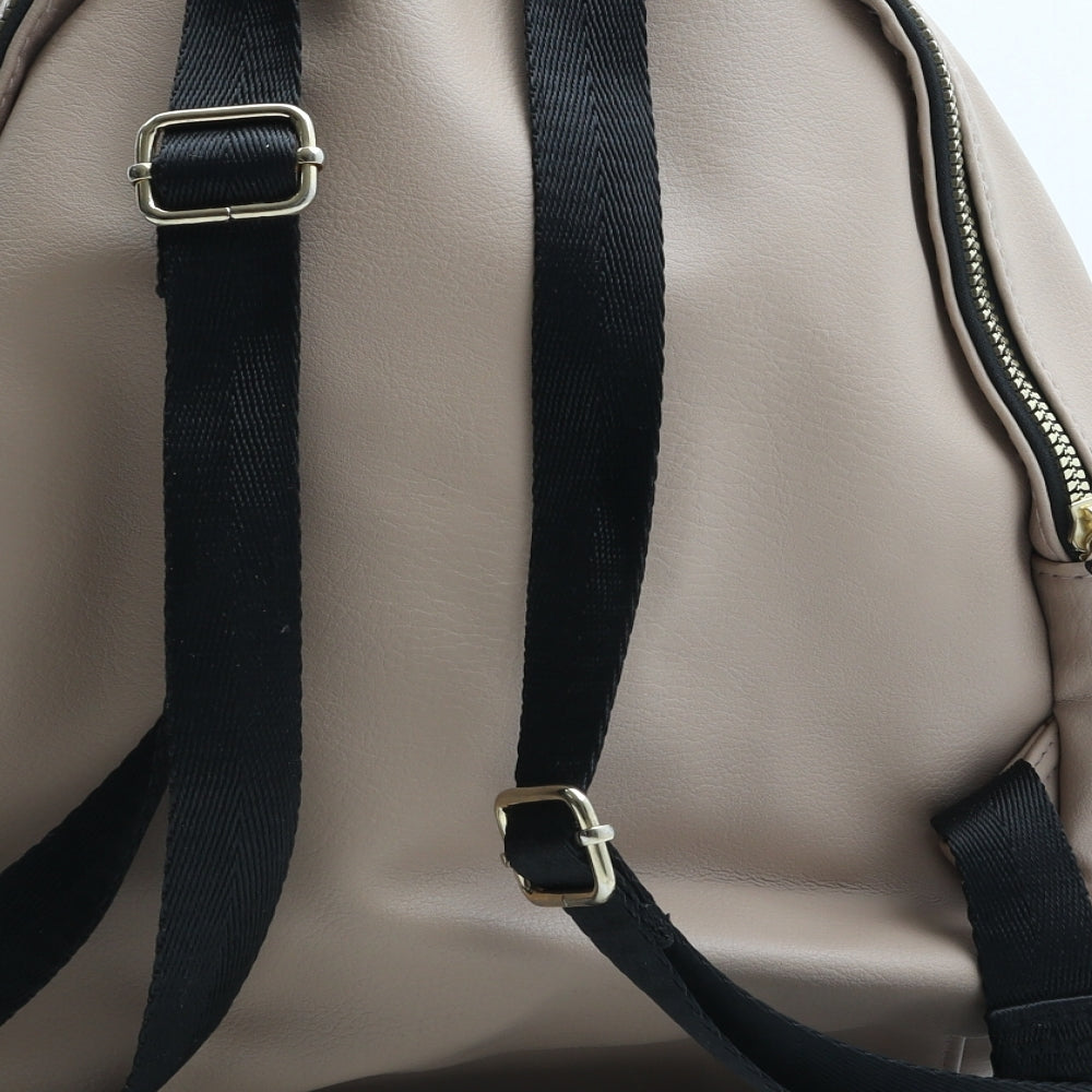 Primark Womens Beige PVC Backpack Size Medium