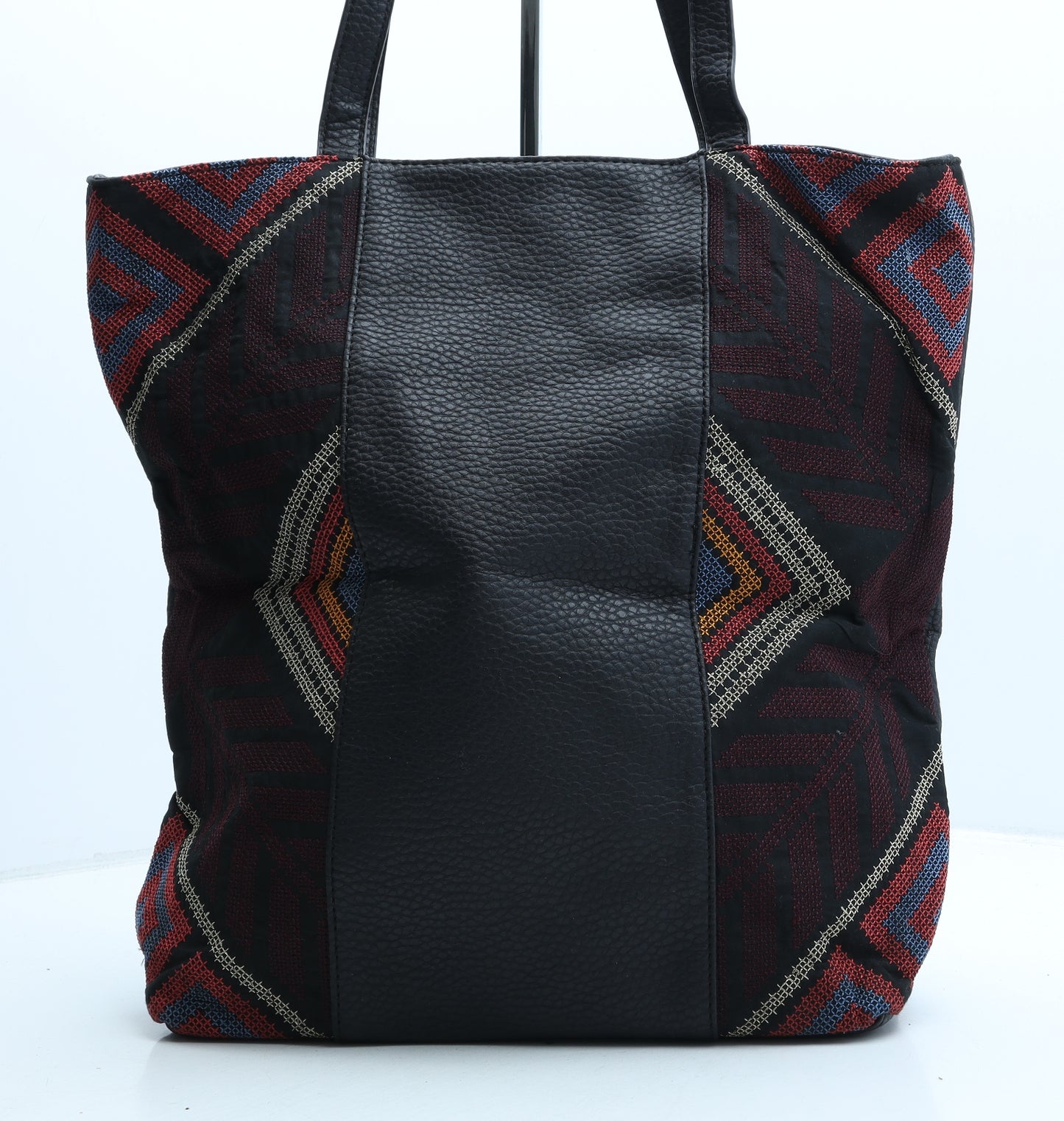 NEXT Womens Multicoloured Geometric Polyurethane Tote Size Large