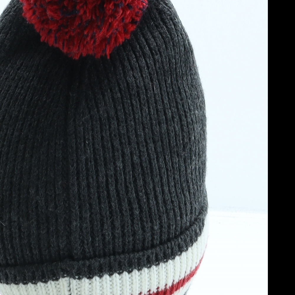 NEXT Boys Grey Acrylic Bobble Hat One Size