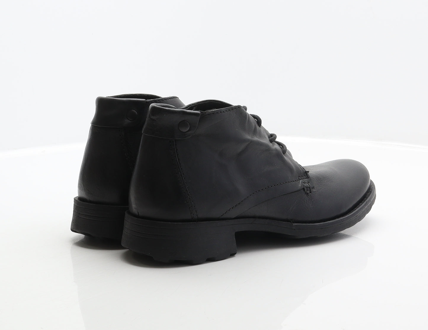 NEXT Mens Black Leather Chukka Boot UK 6.5 40