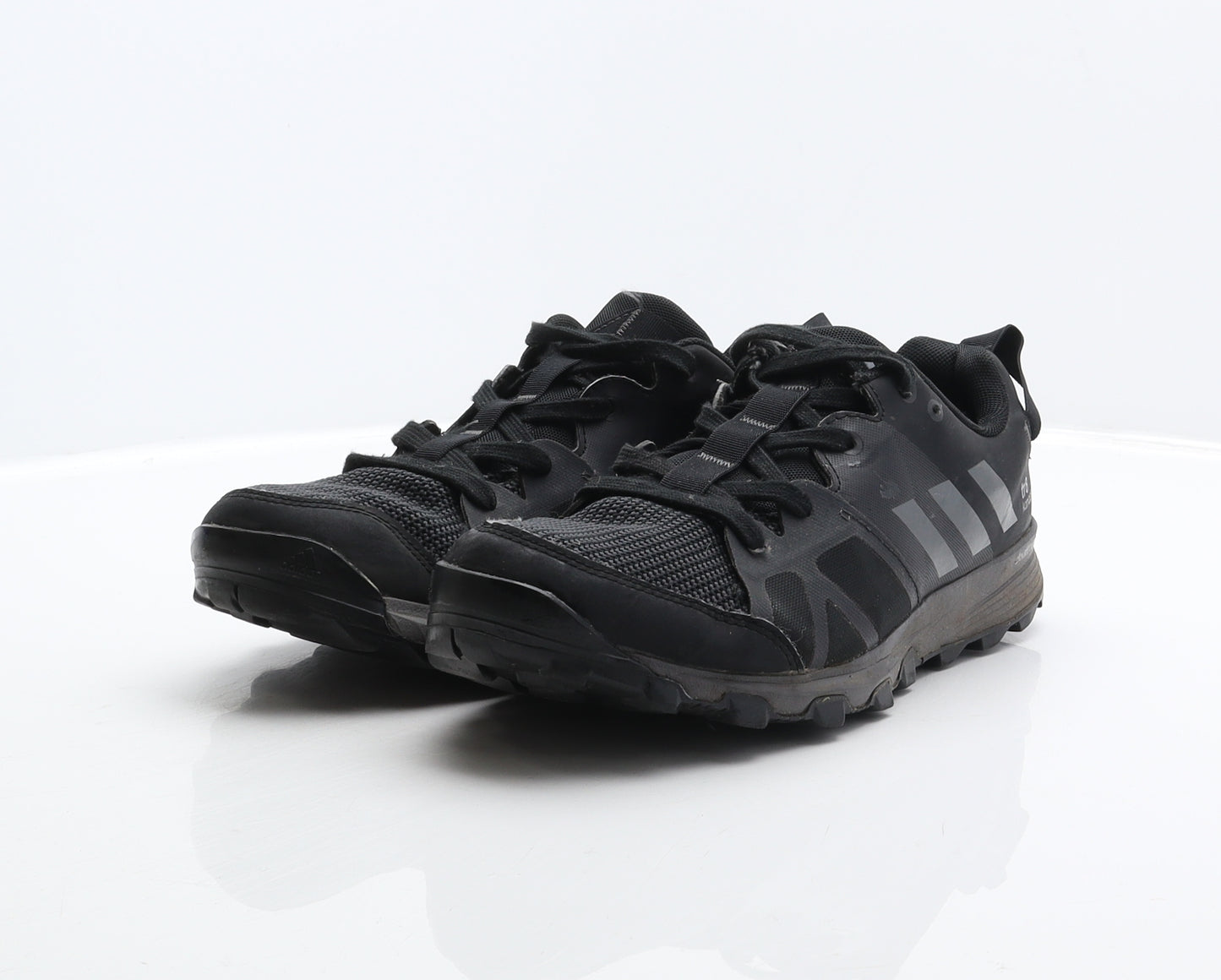 adidas Mens Black Synthetic Trainer UK 9