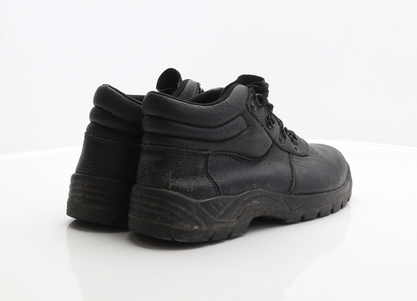 Centek Mens Black Leather Trainer UK 12 47 - Safety footwear, Oil resistant