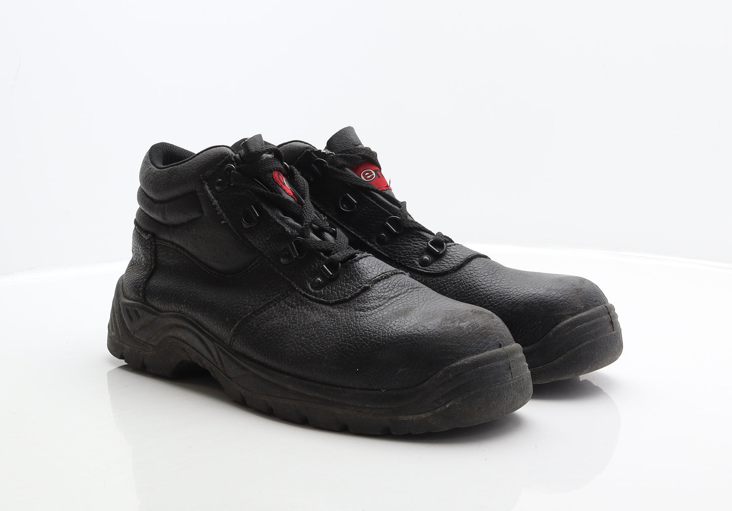 Centek Mens Black Leather Trainer UK 12 47 - Safety footwear, Oil resistant