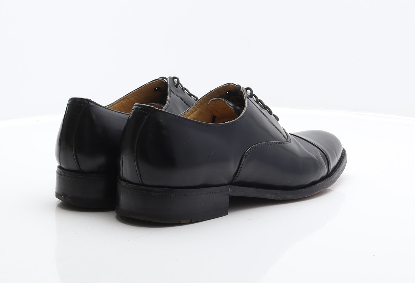Samuel Windsor Mens Black Leather Oxford Dress UK 9