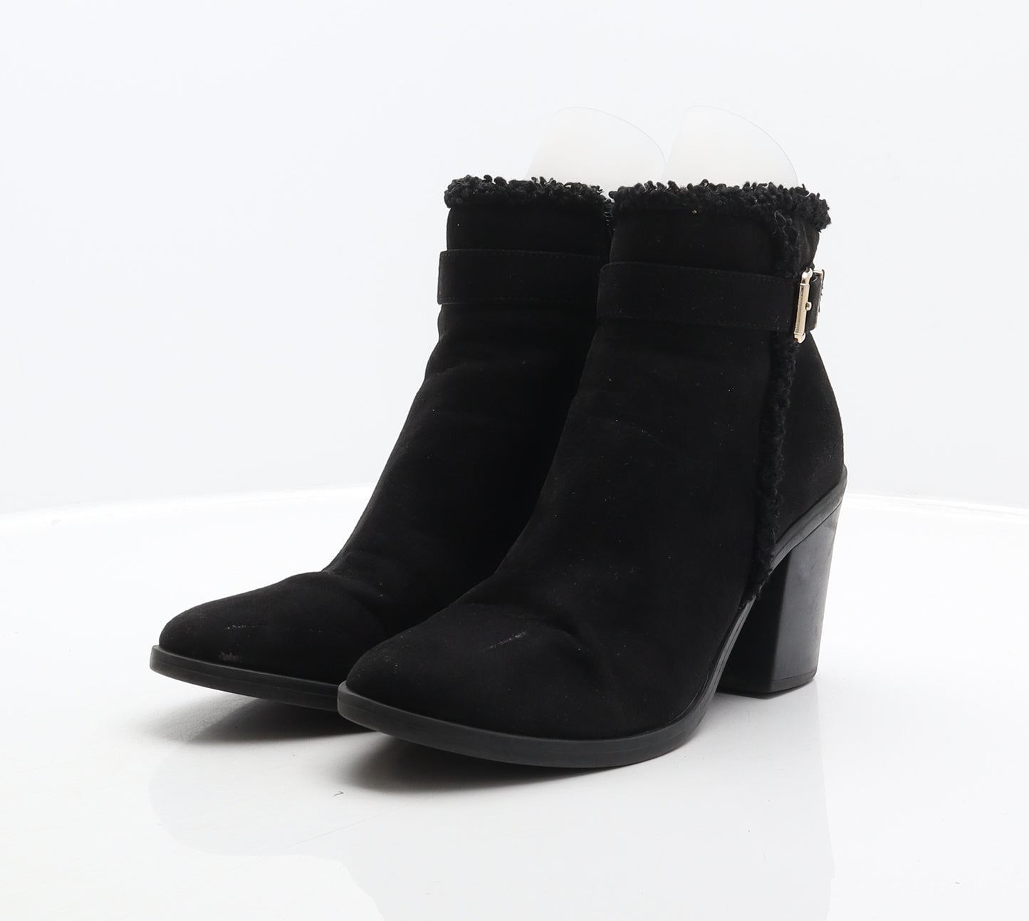 New Look Womens Black Polyester Biker Boot UK 8 41