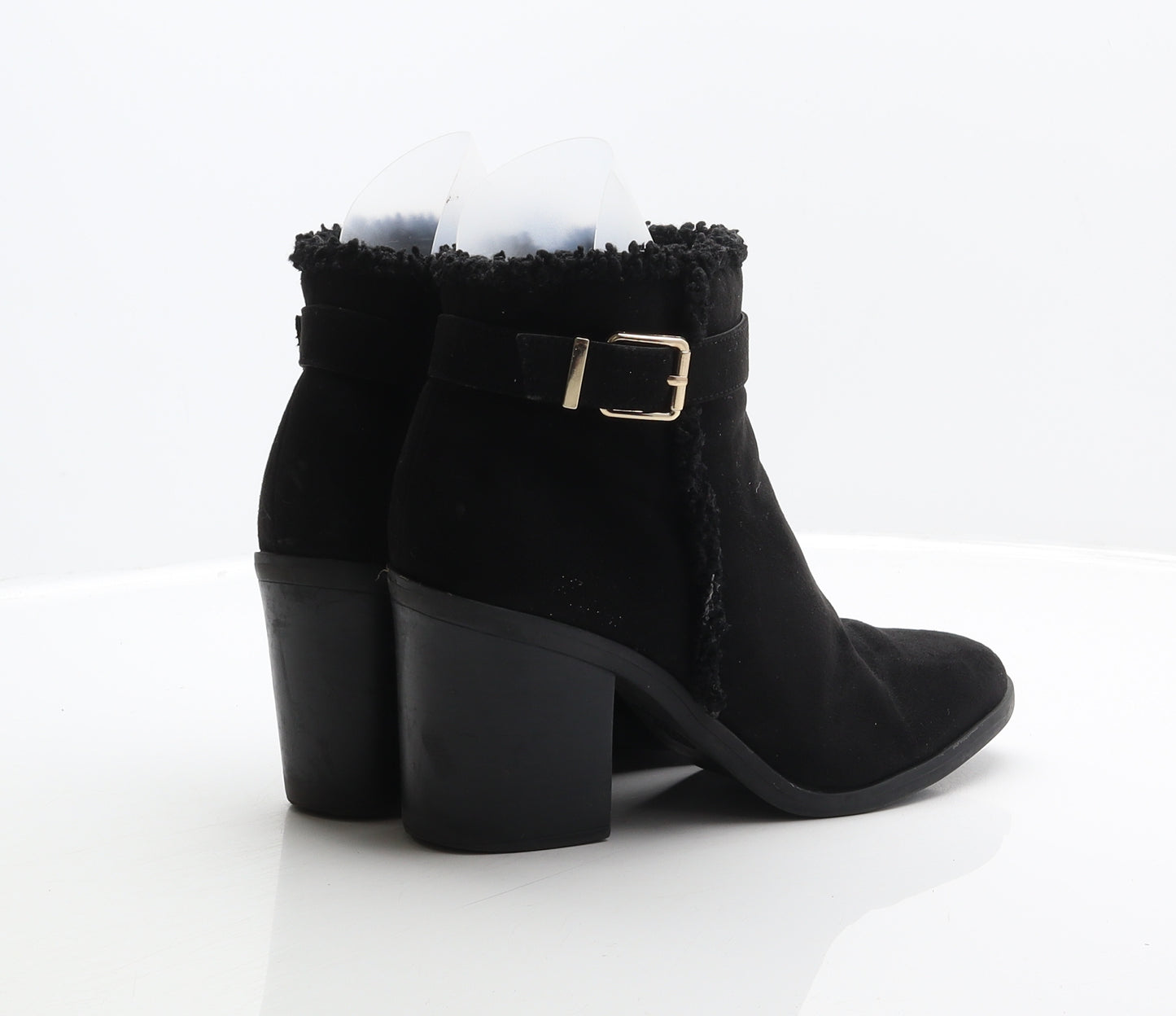 New Look Womens Black Polyester Biker Boot UK 8 41