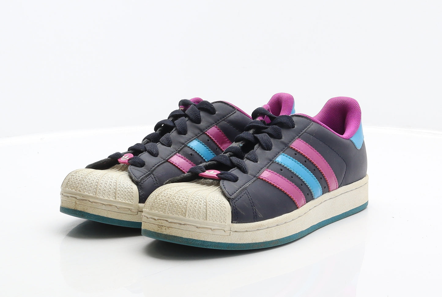 adidas Womens Blue Synthetic Trainer UK 6 39.5