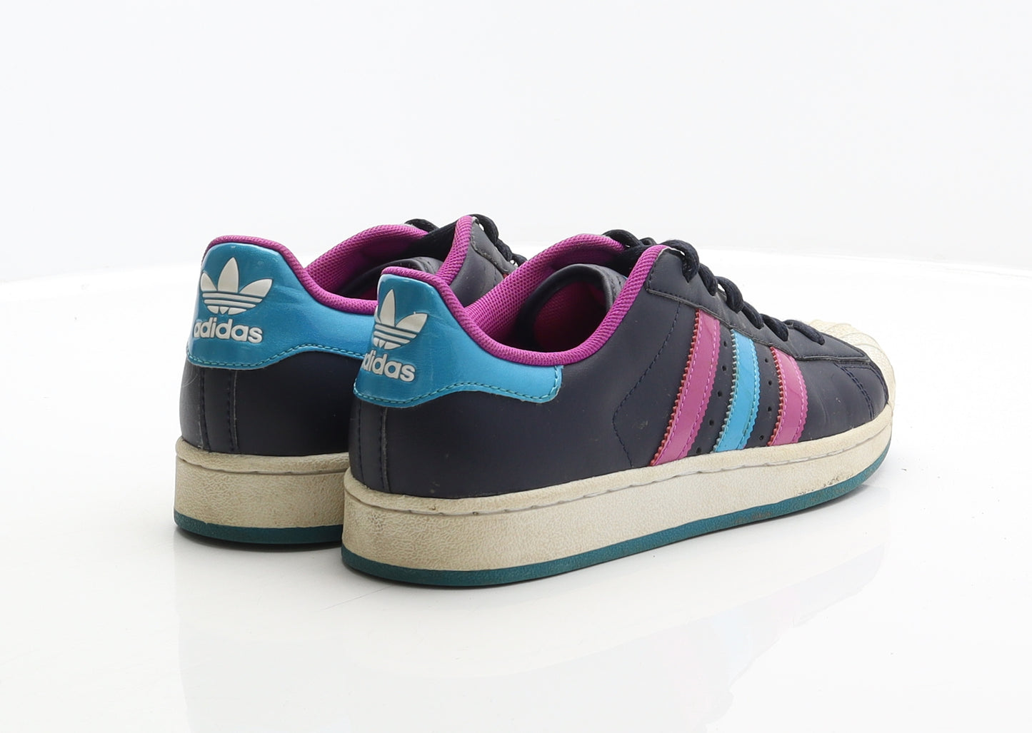 adidas Womens Blue Synthetic Trainer UK 6 39.5