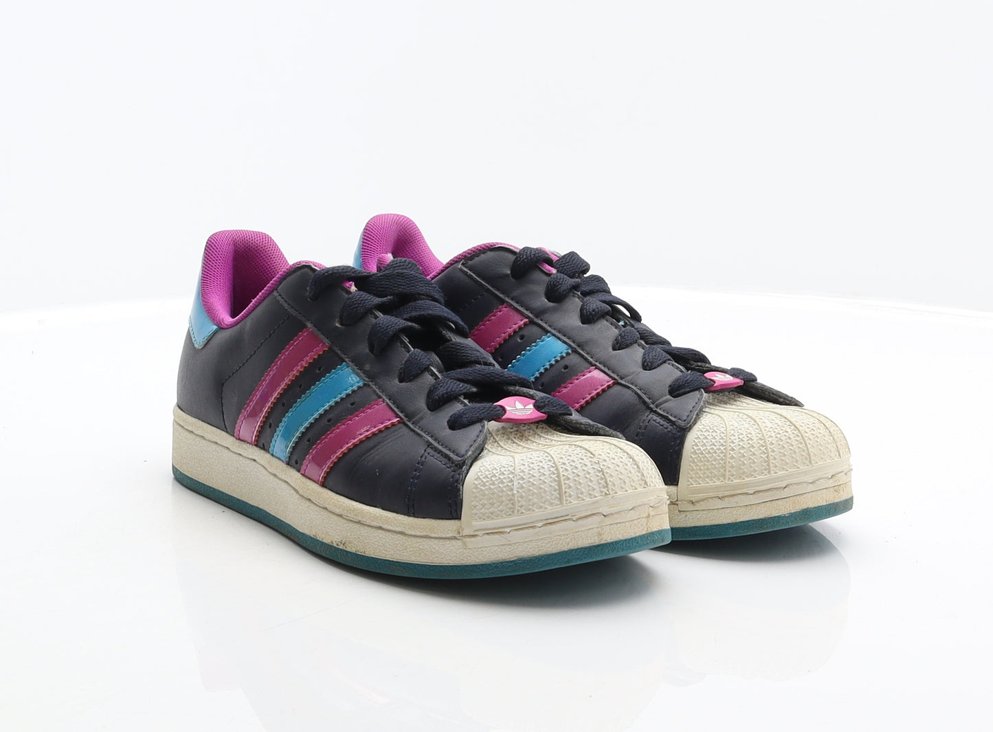adidas Womens Blue Synthetic Trainer UK 6 39.5