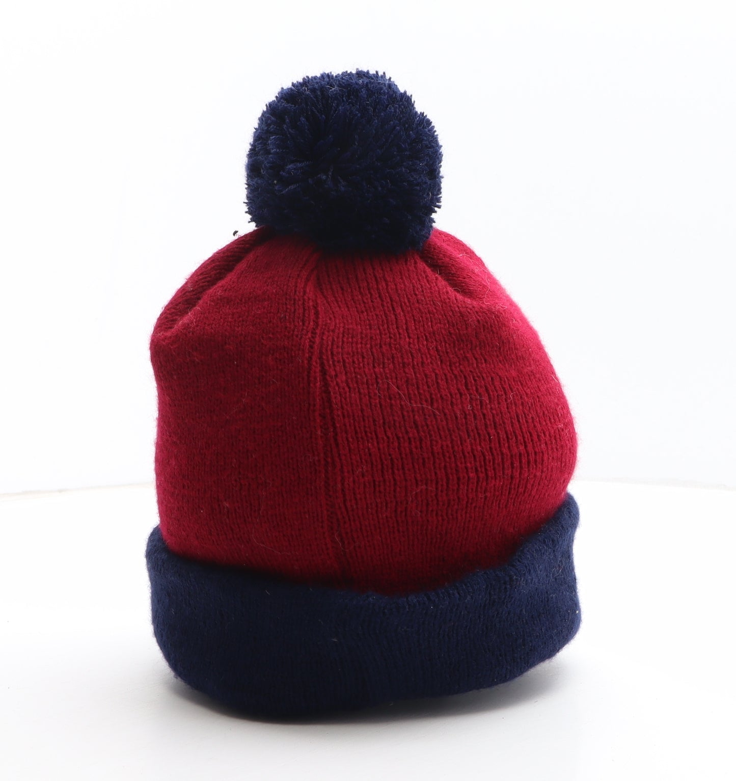 FC Barcelona Mens Red Polyester Beanie One Size - Football FCB