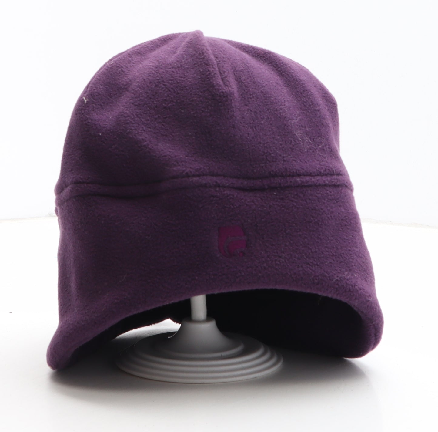 Carin Womens Purple Polyester Beanie One Size