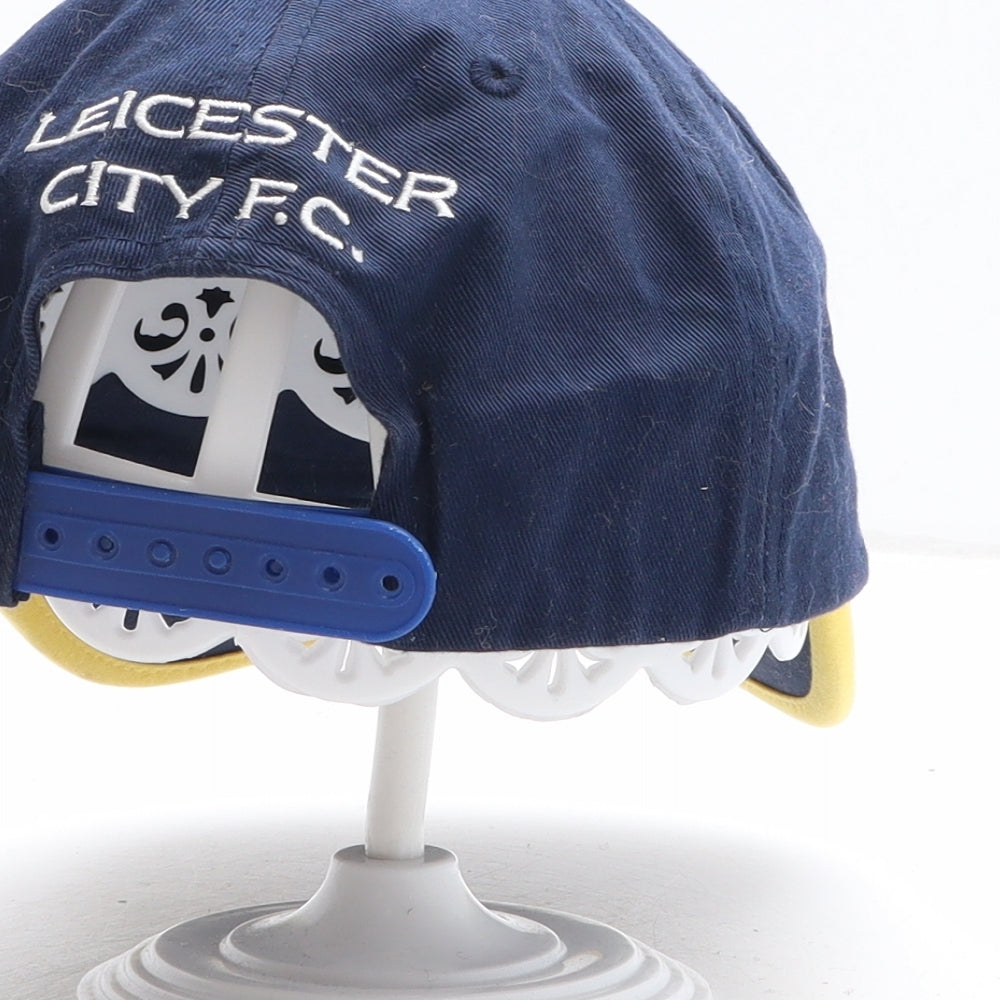Leicester FC Mens Blue Cotton Baseball Cap One Size