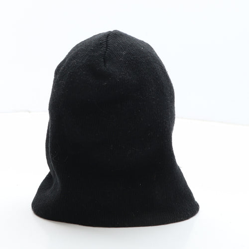 PEP&CO Womens Black Cotton Beanie One Size