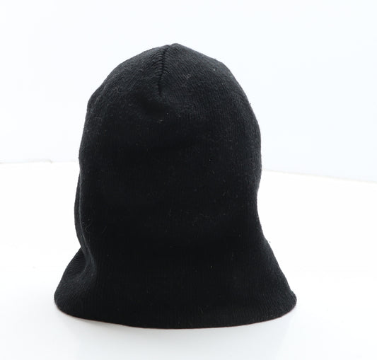 PEP&CO Womens Black Cotton Beanie One Size