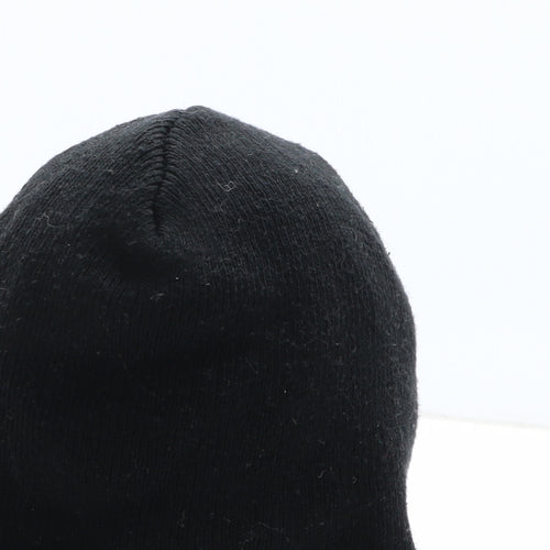 PEP&CO Womens Black Cotton Beanie One Size