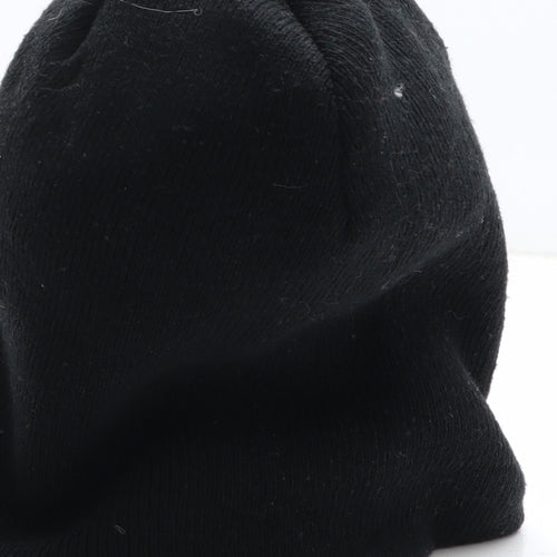 PEP&CO Womens Black Cotton Beanie One Size