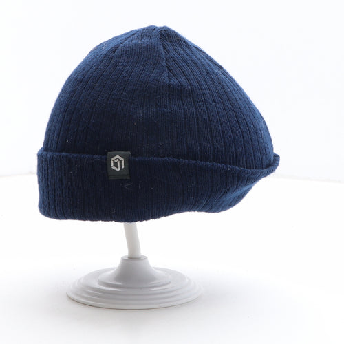F&F Boys Blue Polyester Beanie One Size