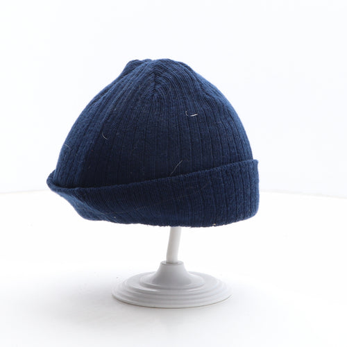 F&F Boys Blue Polyester Beanie One Size