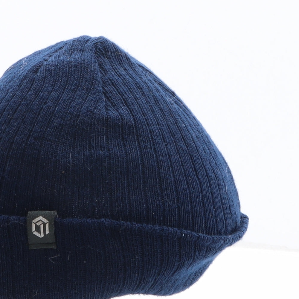 F&F Boys Blue Polyester Beanie One Size