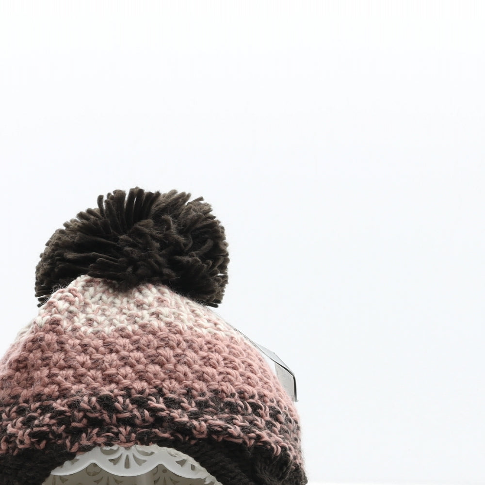 Saltrock Womens Multicoloured Colourblock Acrylic Bobble Hat One Size