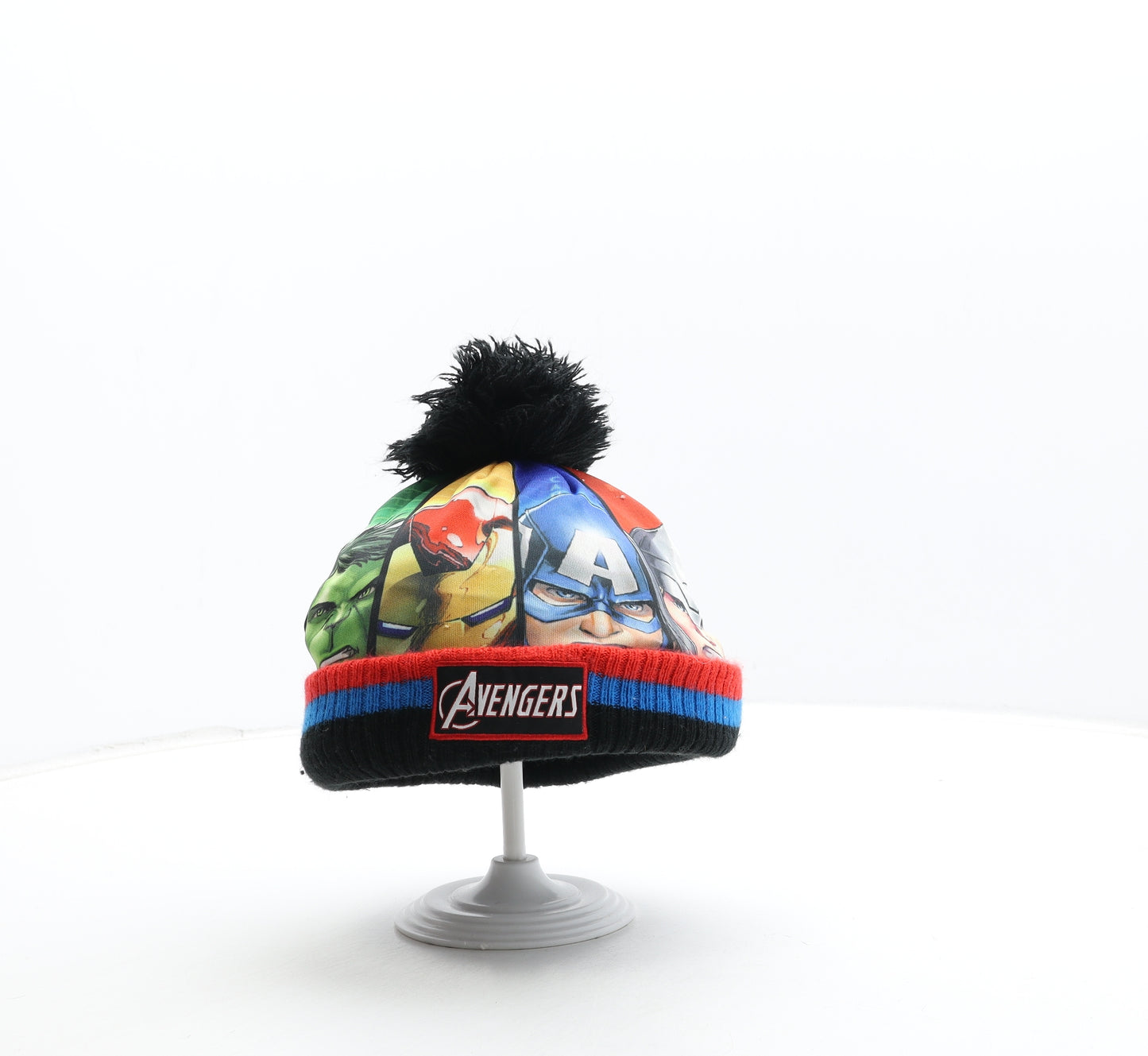 George Boys Multicoloured Polyester Bobble Hat Size S - Avengers