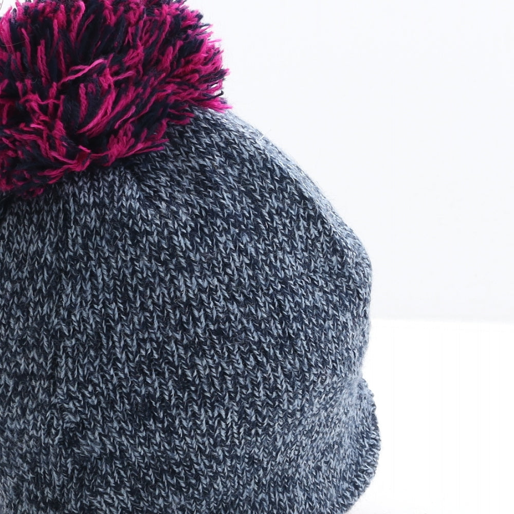 Nutmeg Girls Blue Acrylic Bobble Hat Size S - Peppa Pig