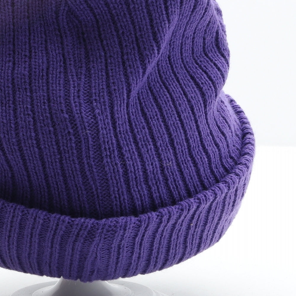 Thinsulate Womens Purple Acrylic Beanie One Size