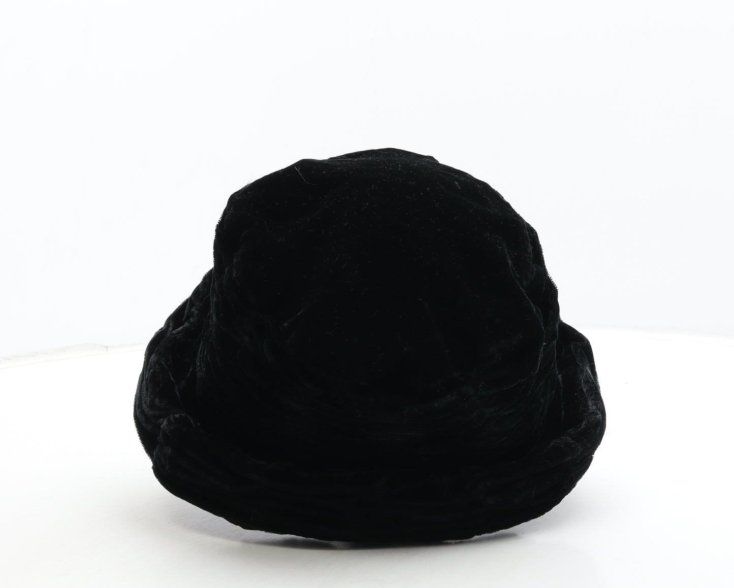 Laura Ashley Womens Black Acetate Bucket Hat One Size