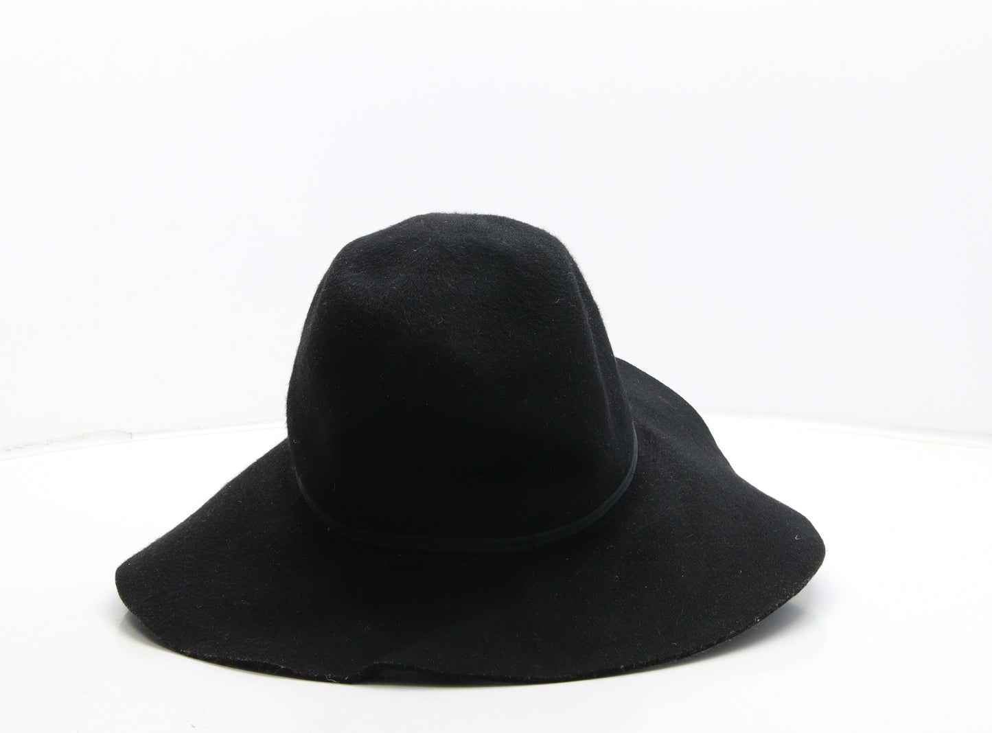Zara Womens Black Wool Fedora One Size