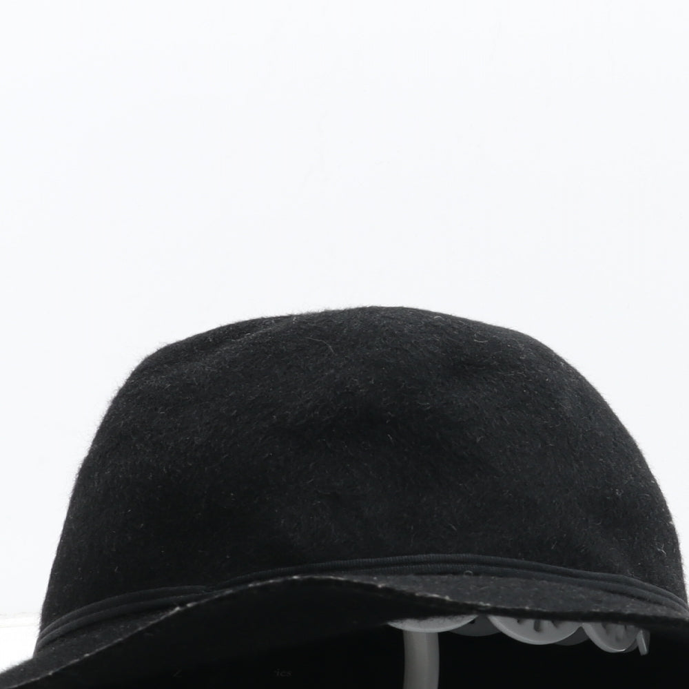 Zara Womens Black Wool Fedora One Size