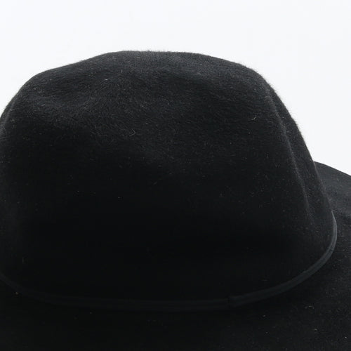 Zara Womens Black Wool Fedora One Size