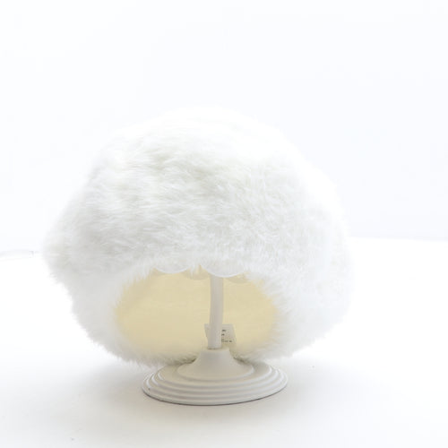 Accessorize Womens White Polyester Beret One Size