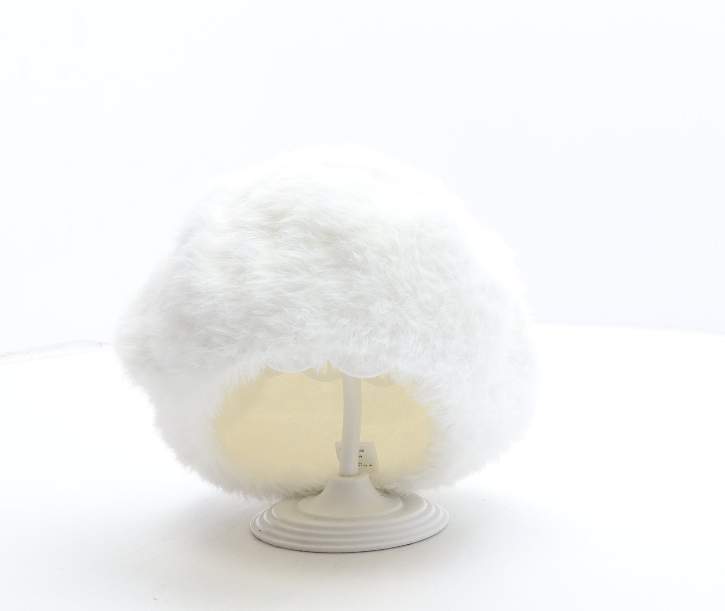 Accessorize Womens White Polyester Beret One Size