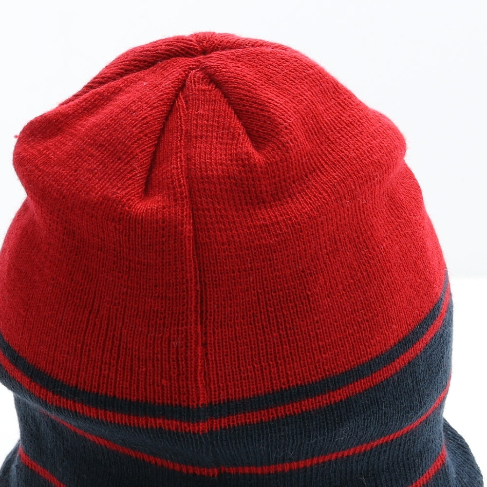 Disney Boys Red Colourblock Acrylic Bonnet Size S - Cars