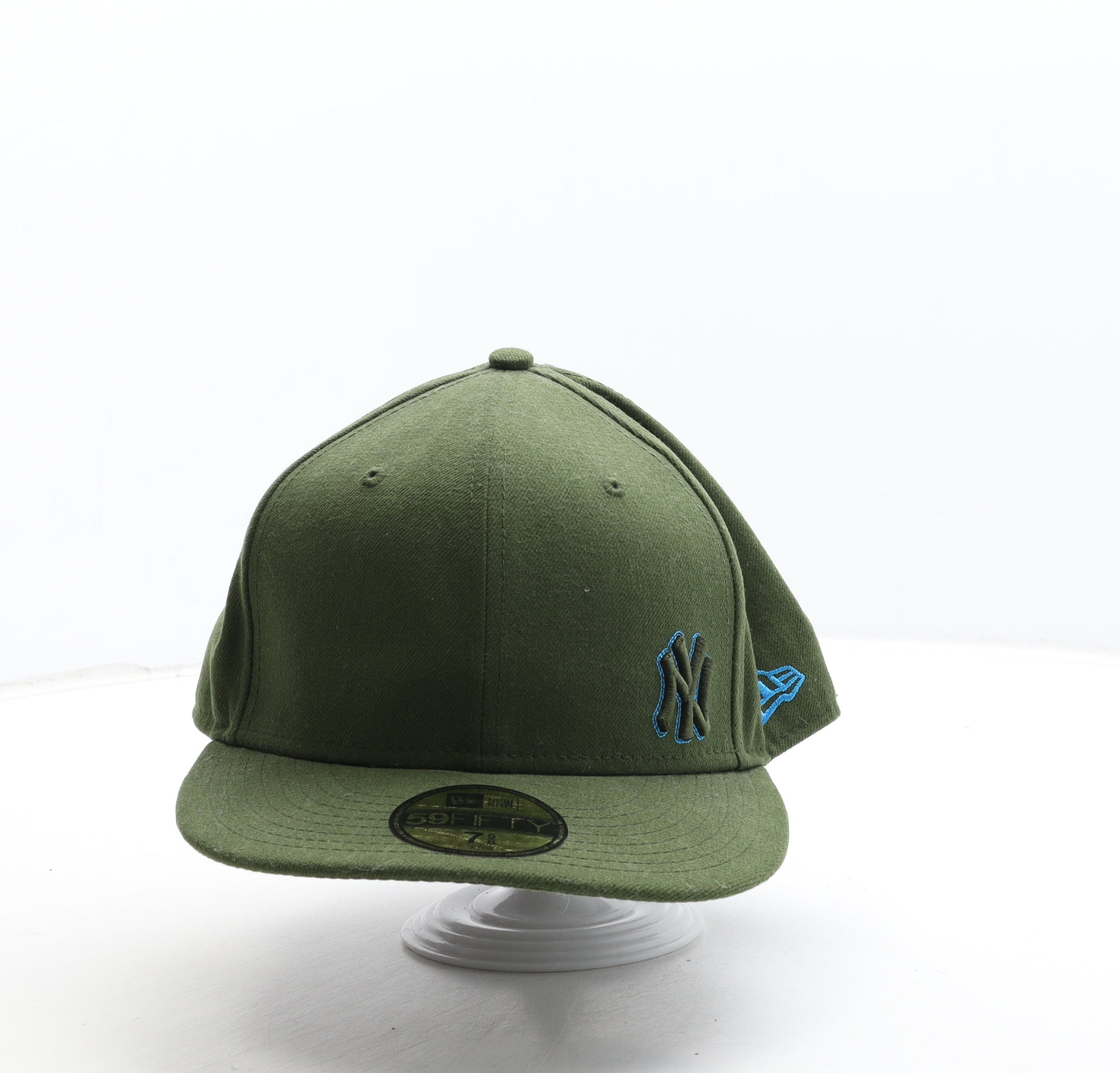 New Era Mens Green Polyester Snapback Size 7 5/8 - New York Yankee