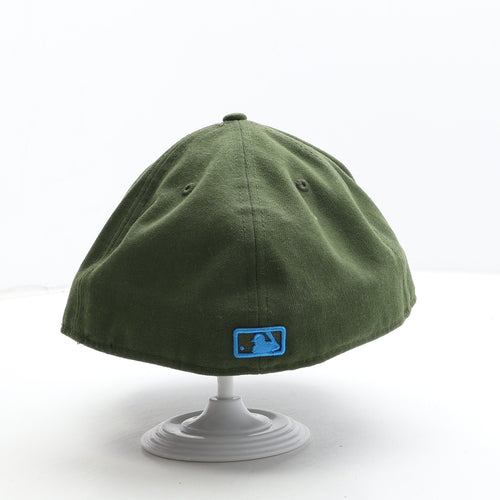 New Era Mens Green Polyester Snapback Size 7 5/8 - New York Yankee