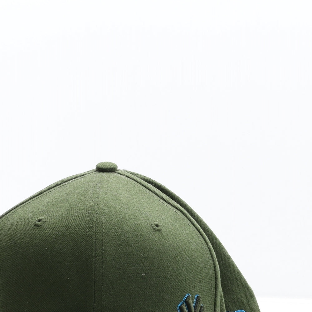 New Era Mens Green Polyester Snapback Size 7 5/8 - New York Yankee